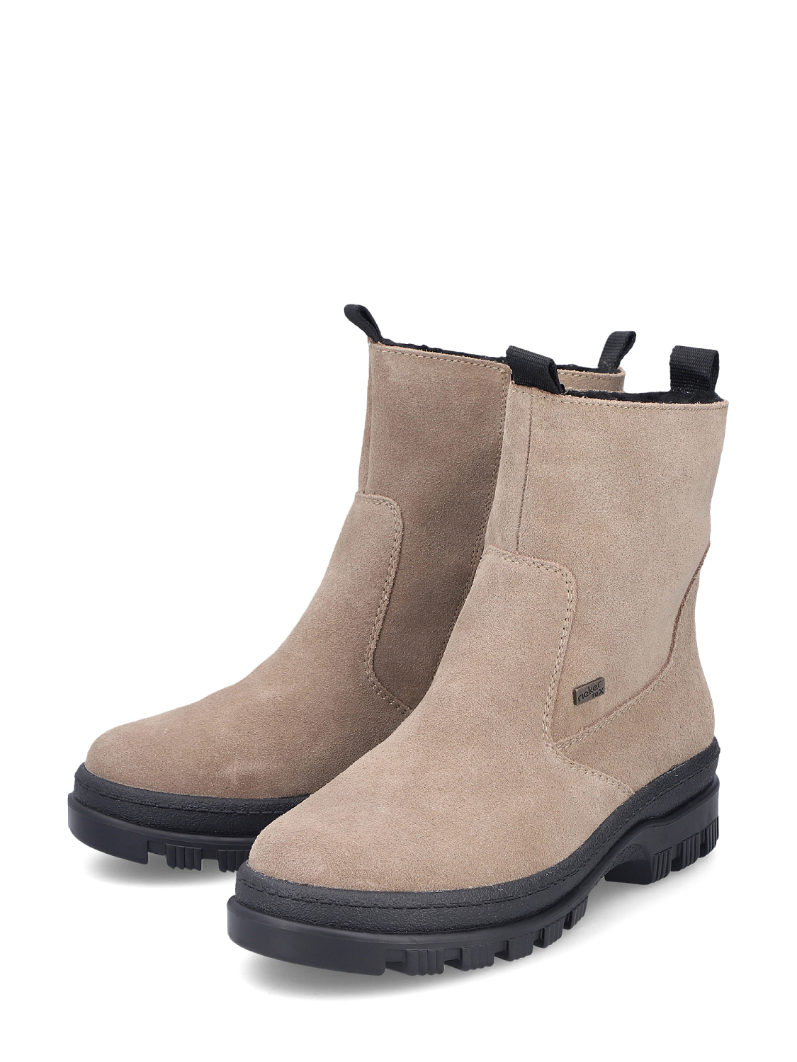 Rieker Leather Tex Varmfôret med brodder
