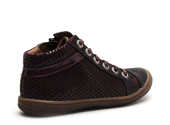 Bellamy boots bottine enfant fillette lara violet