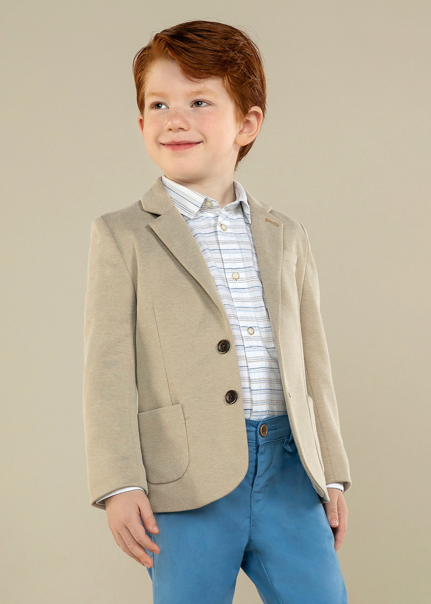Blazer de malha para menino