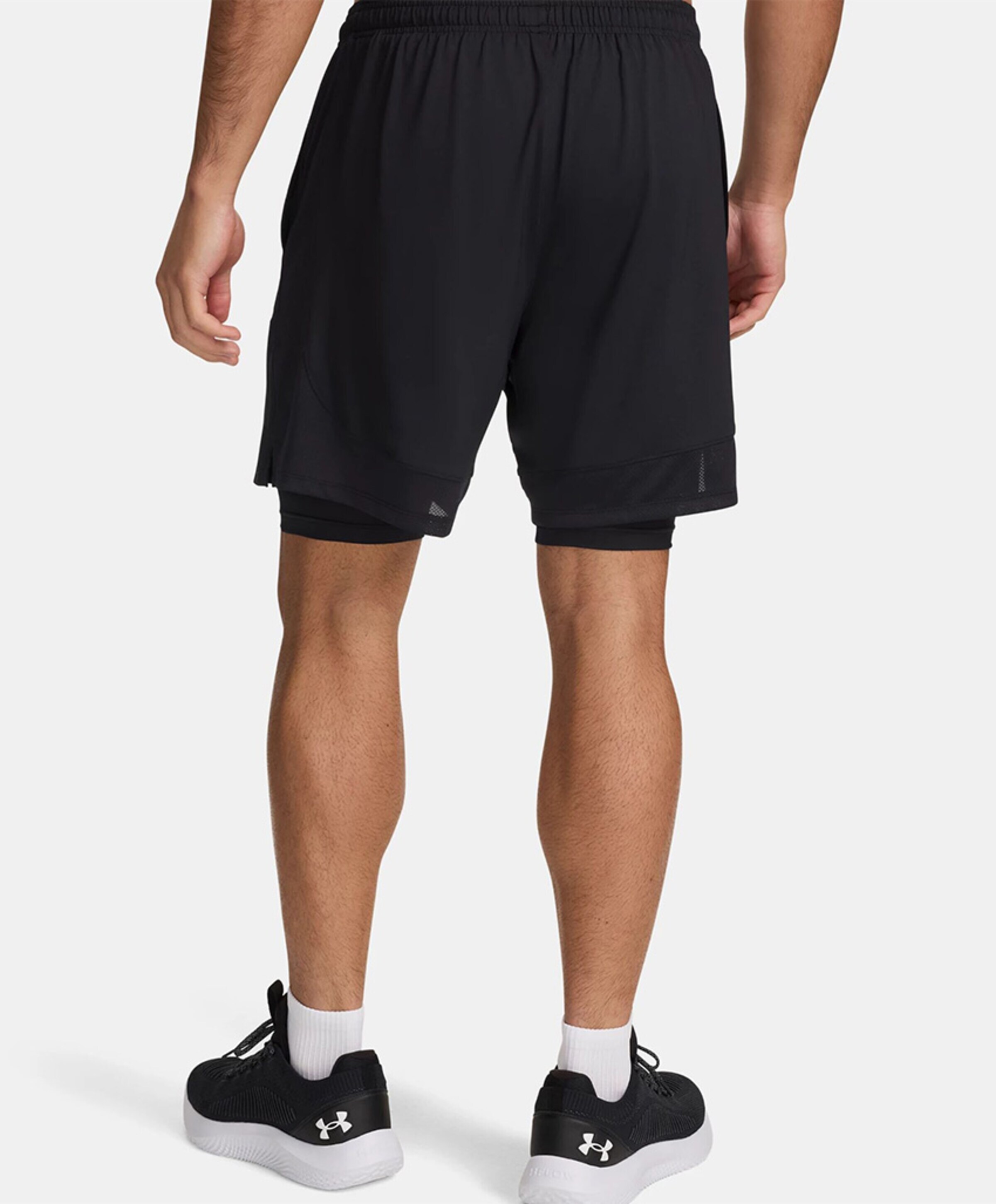 Under Armour Ua Tech Vent 2in1 Shorts-blk heren shorts zwart