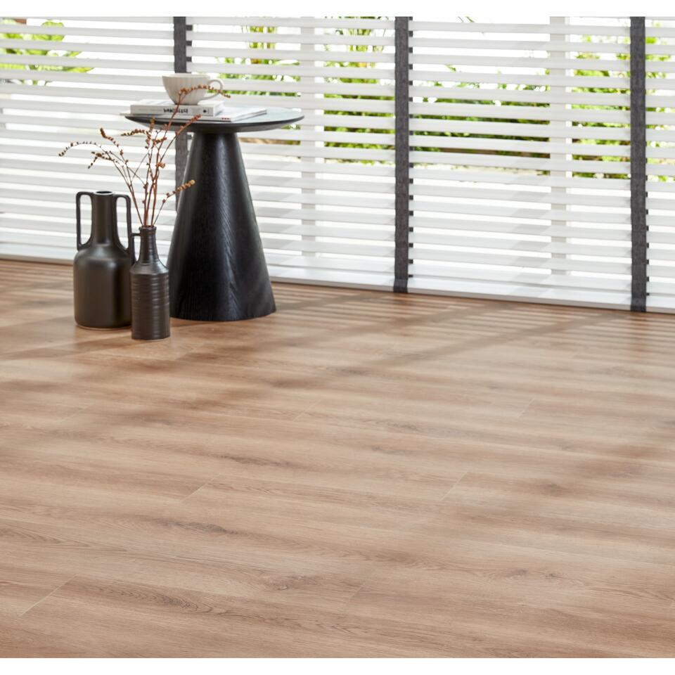 2in1 Klik PVC Jiggs Eiken Met Geïntegreerde Ondervloer