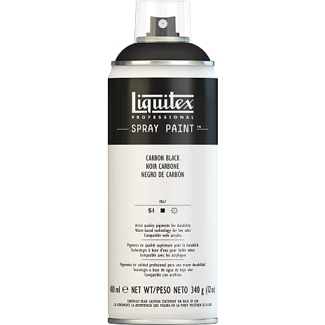 Liquitex spraymaling 400 ml - carbon black