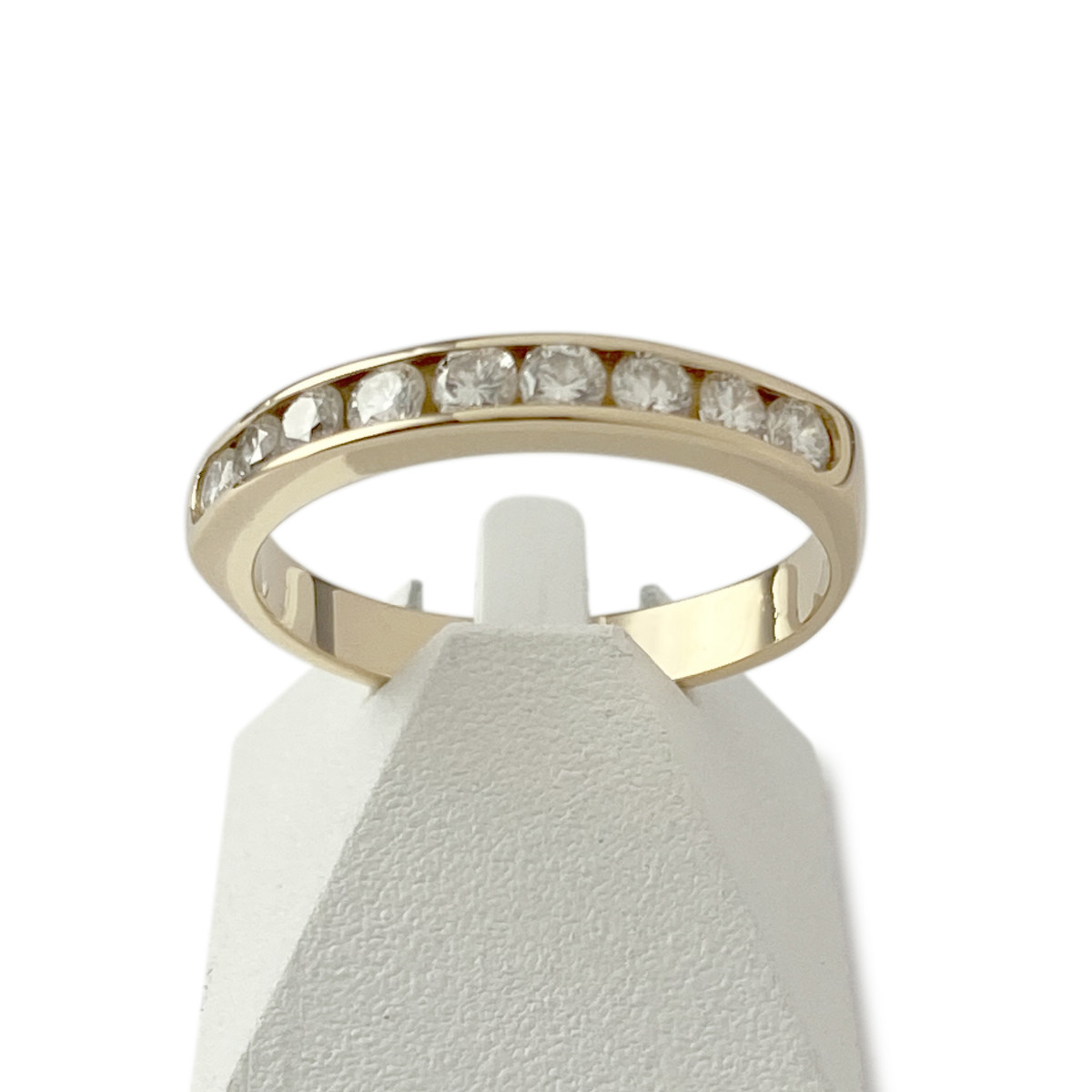 Bague d'occasion or 750 jaune diamants