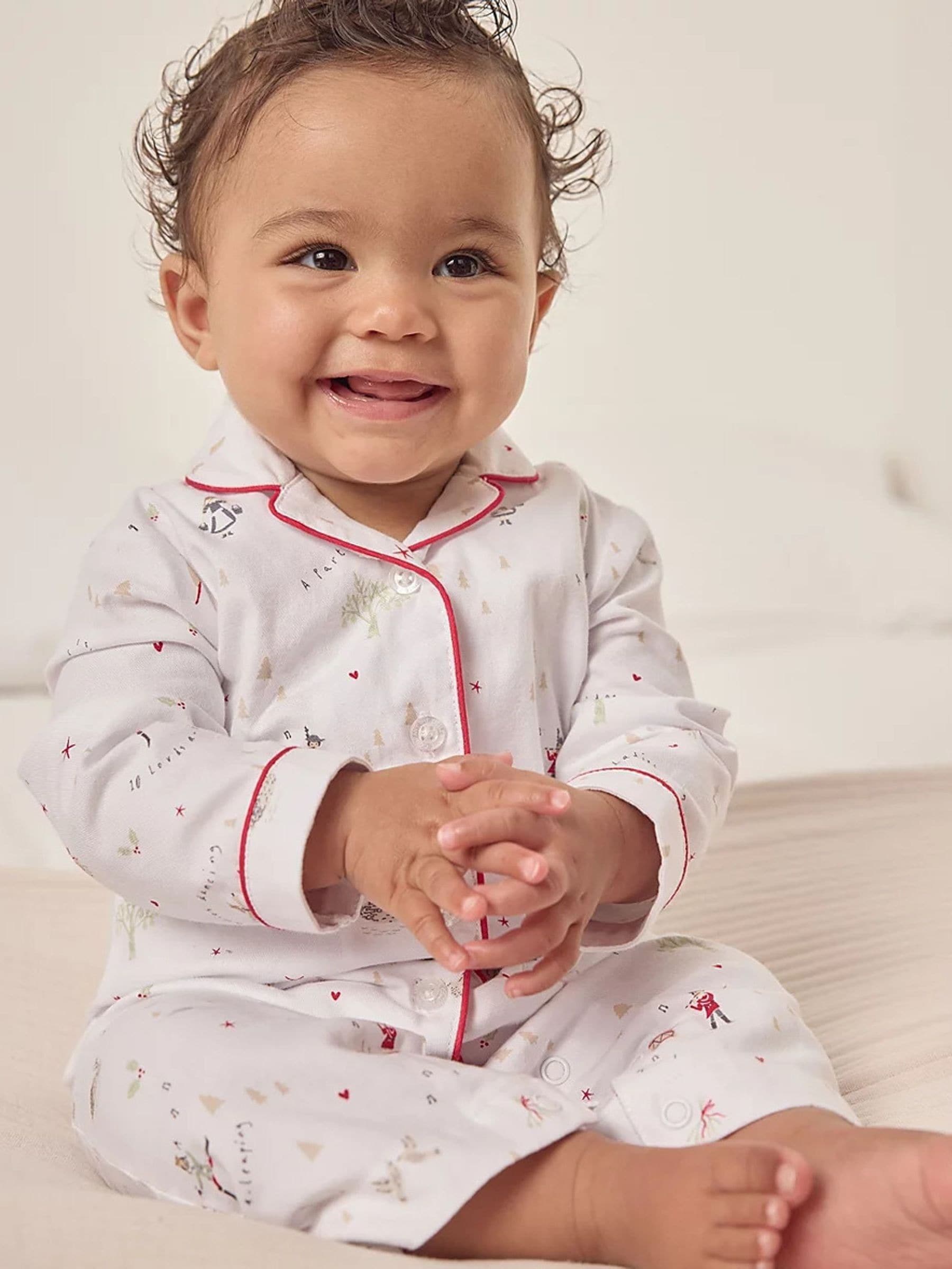 The White Company Katoenen 12 Dagen van Kerstmis Witte Pyjama