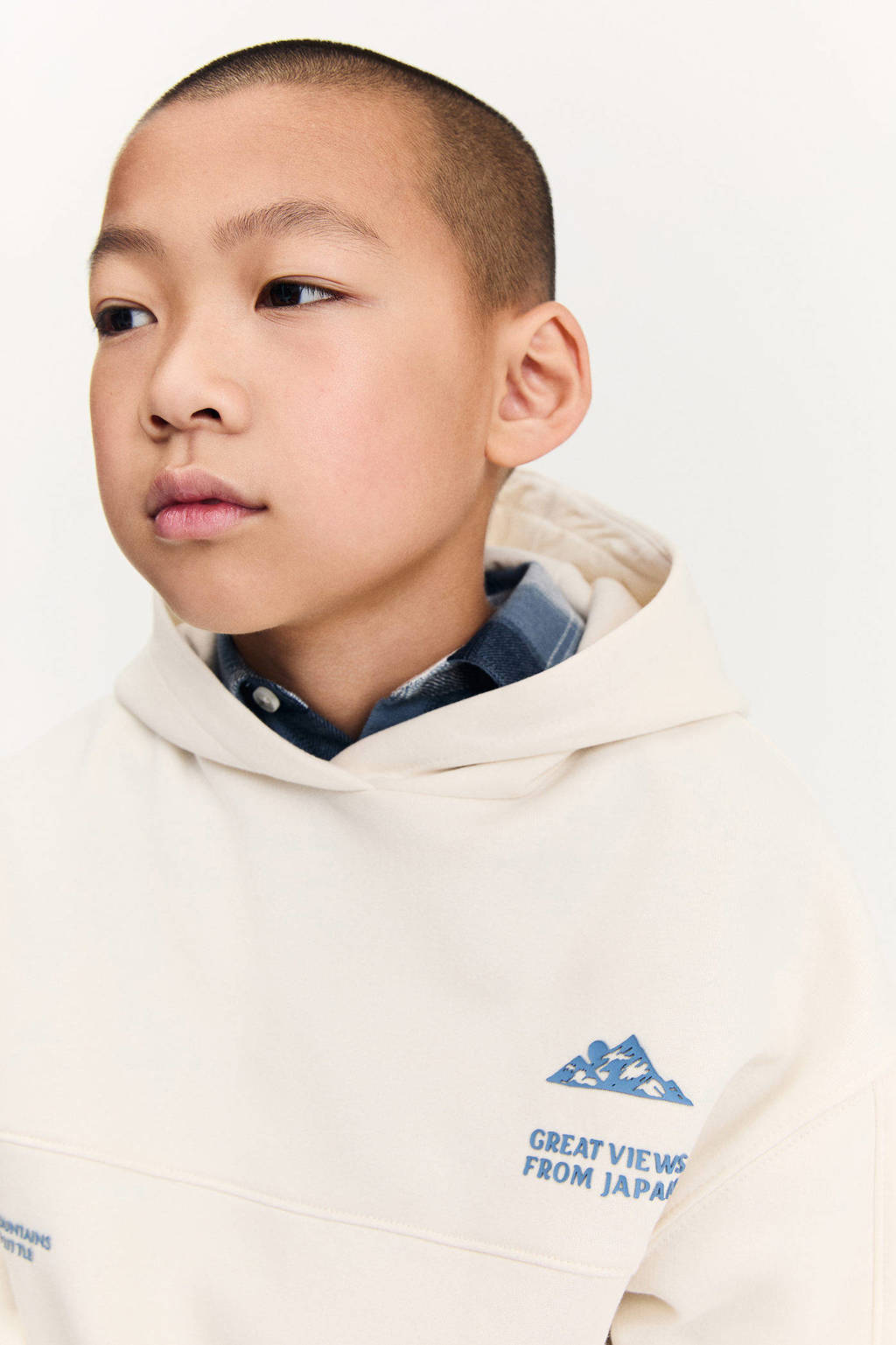 Mango Kids hoodie beige