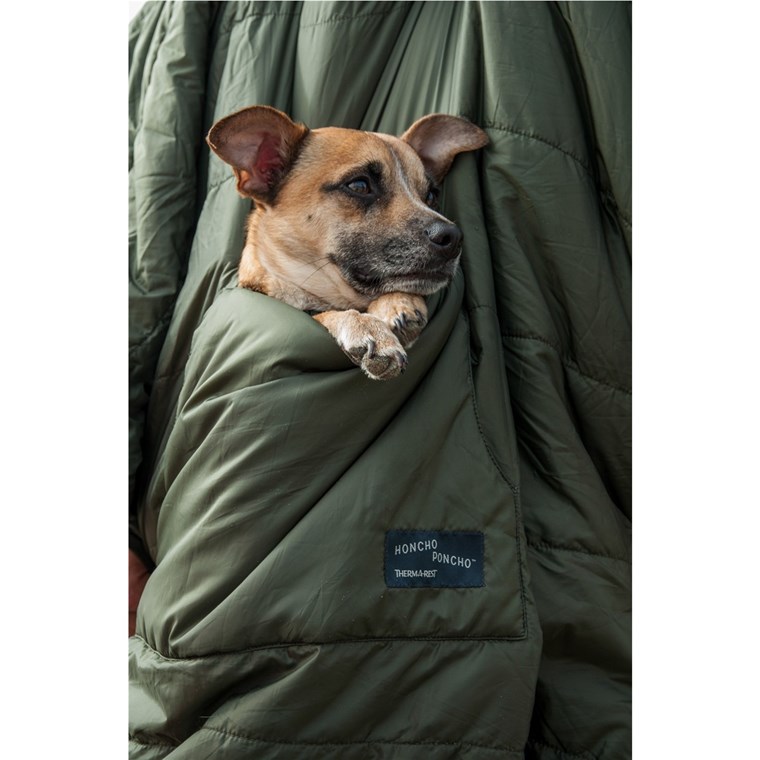 Therm-a-rest Honcho Poncho Down Dark Olive