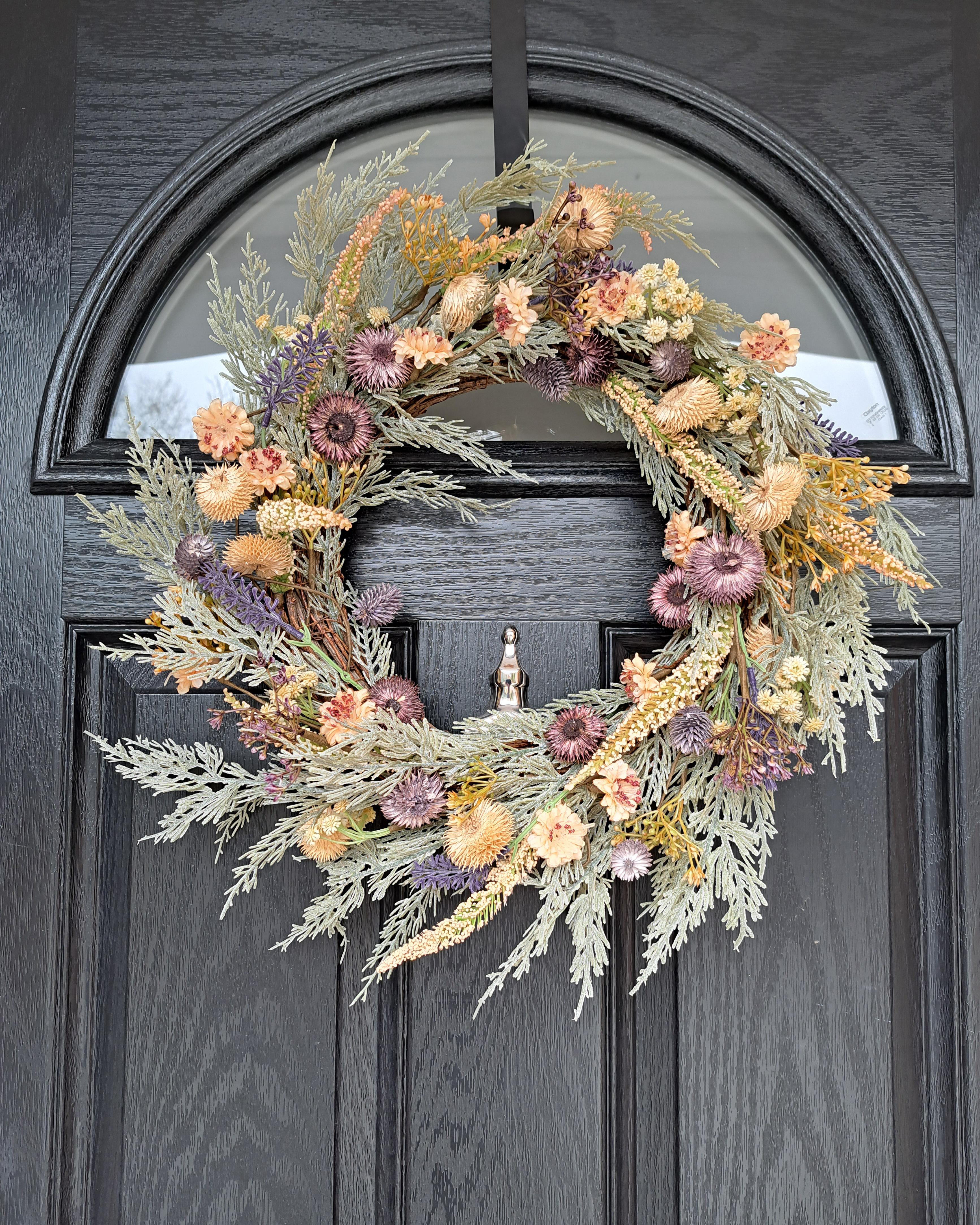 Decoratieve krans CAMRUN 45 cm Groen