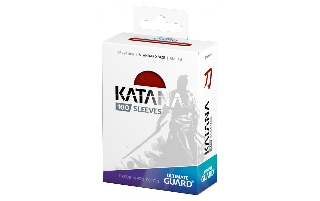 Kartenhülle Katana Sleeves Standardgrösse Rot 100Kartenschutzhüllen