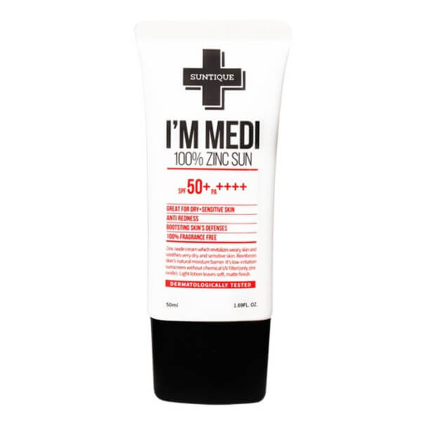 Crème solaire I'm Medi 100% Zinc Sun SPF 50+ Suntique 50ml