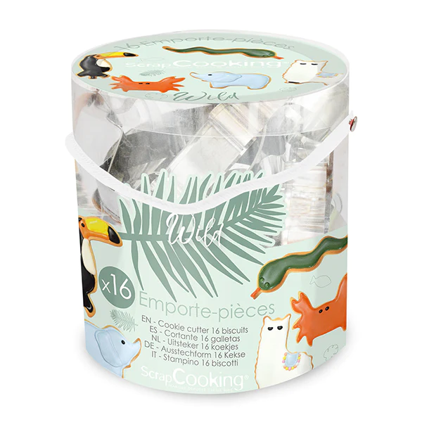 Seau 16 découpoirs Wild Scrapcooking