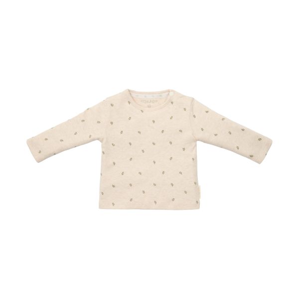 Little Dutch T-Shirt Lange Mouw Little Farm Green Leaves