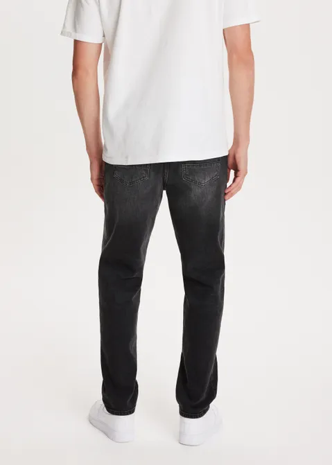 Bruce relaxed tapered jeans zwart (ZW.USED)