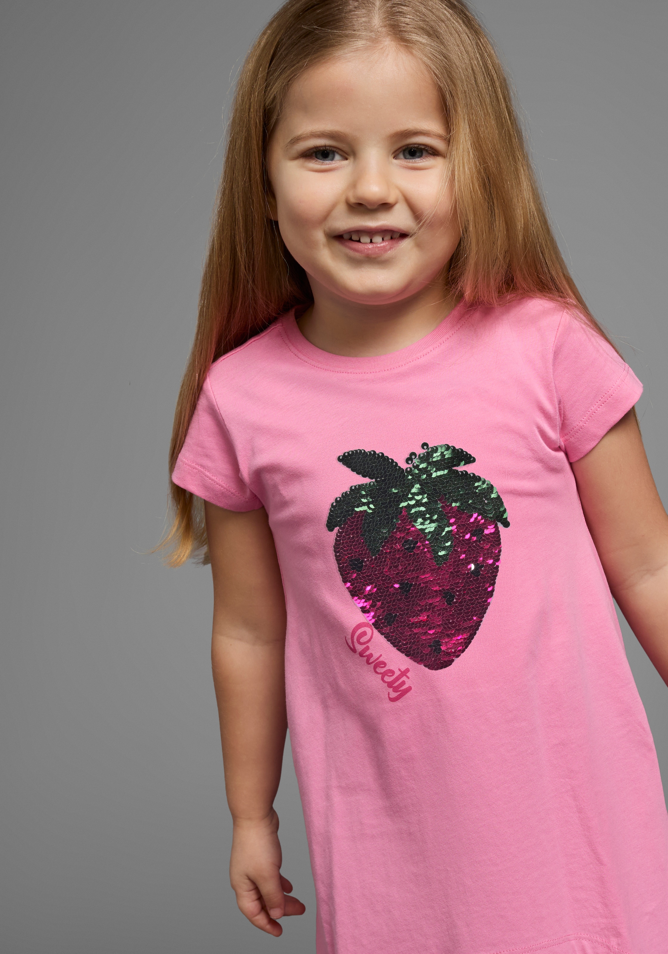KIDSWORLD Shirt & Leggings »2tlg. Set T-Shirt + Leggings mit Wendepailletten«, 2 Stk. in 2 Farbvarianten zu tragen