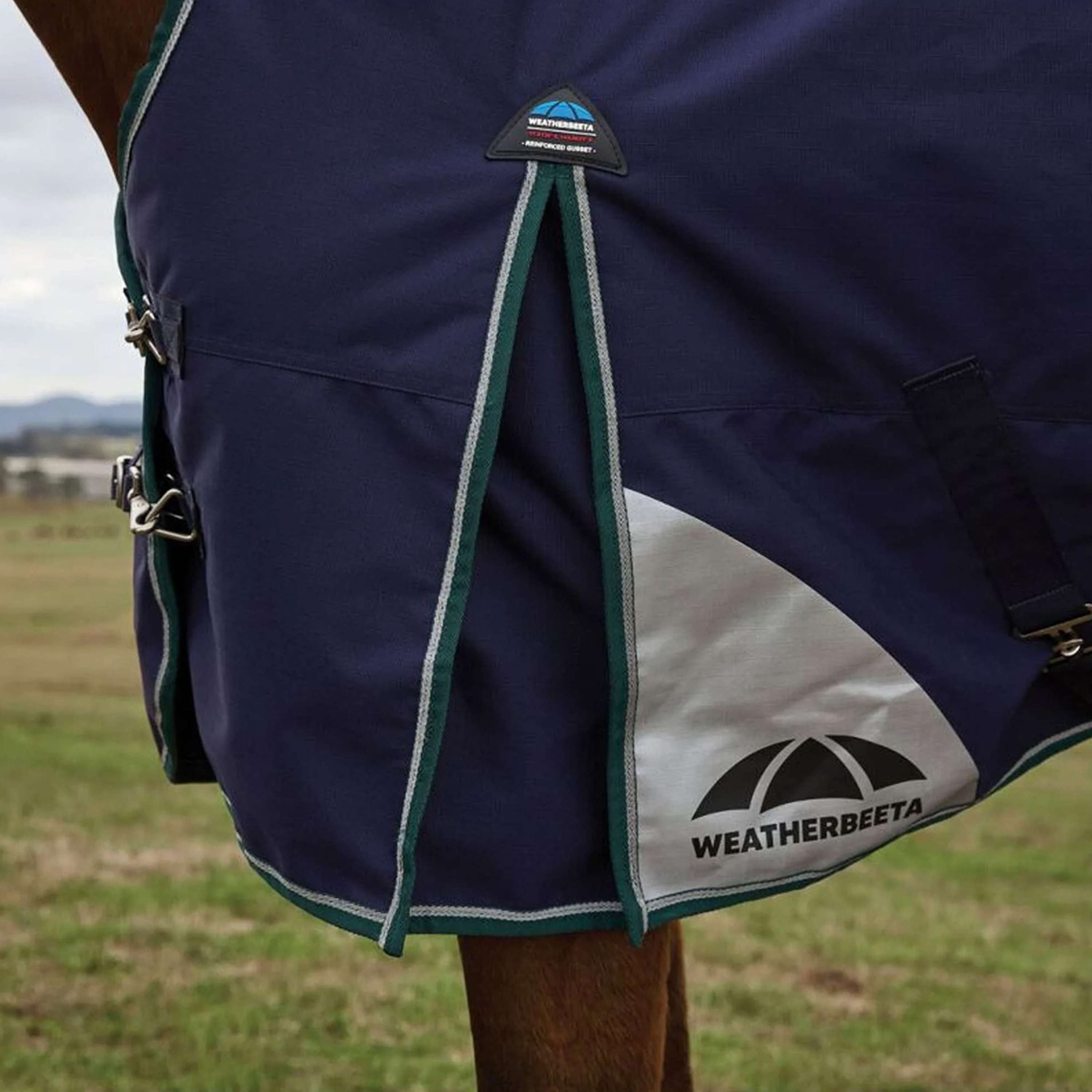 WeatherBeeta ComFiTec Plus Dynamic Turnout High Neck 100g Navy/Forest