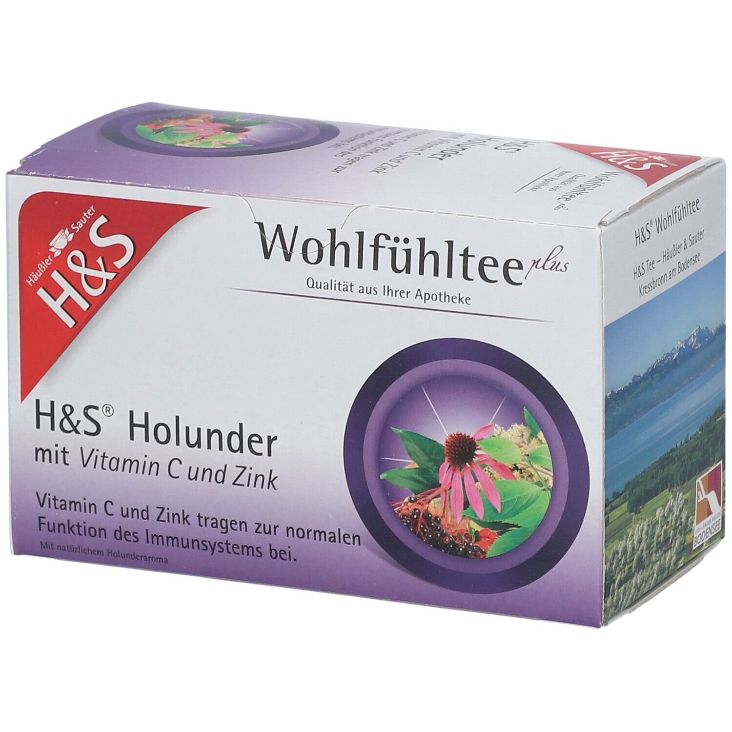 H&S Holunder mit Vitamin C und Zink Filterbeutel