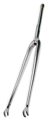 FOURCHE ROUTE 700 CHROMEE DROITE 1  FILETE AVEC OEILLETS (ETRIER TRADI HAUTEUR 60 MM)