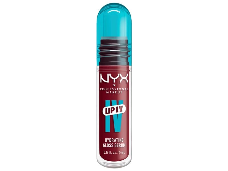 NYX Professional Makeup Lip Gloss IV Serum feuchtigkeitsspe Pflegender Lippenbalsam mit Vitaminen