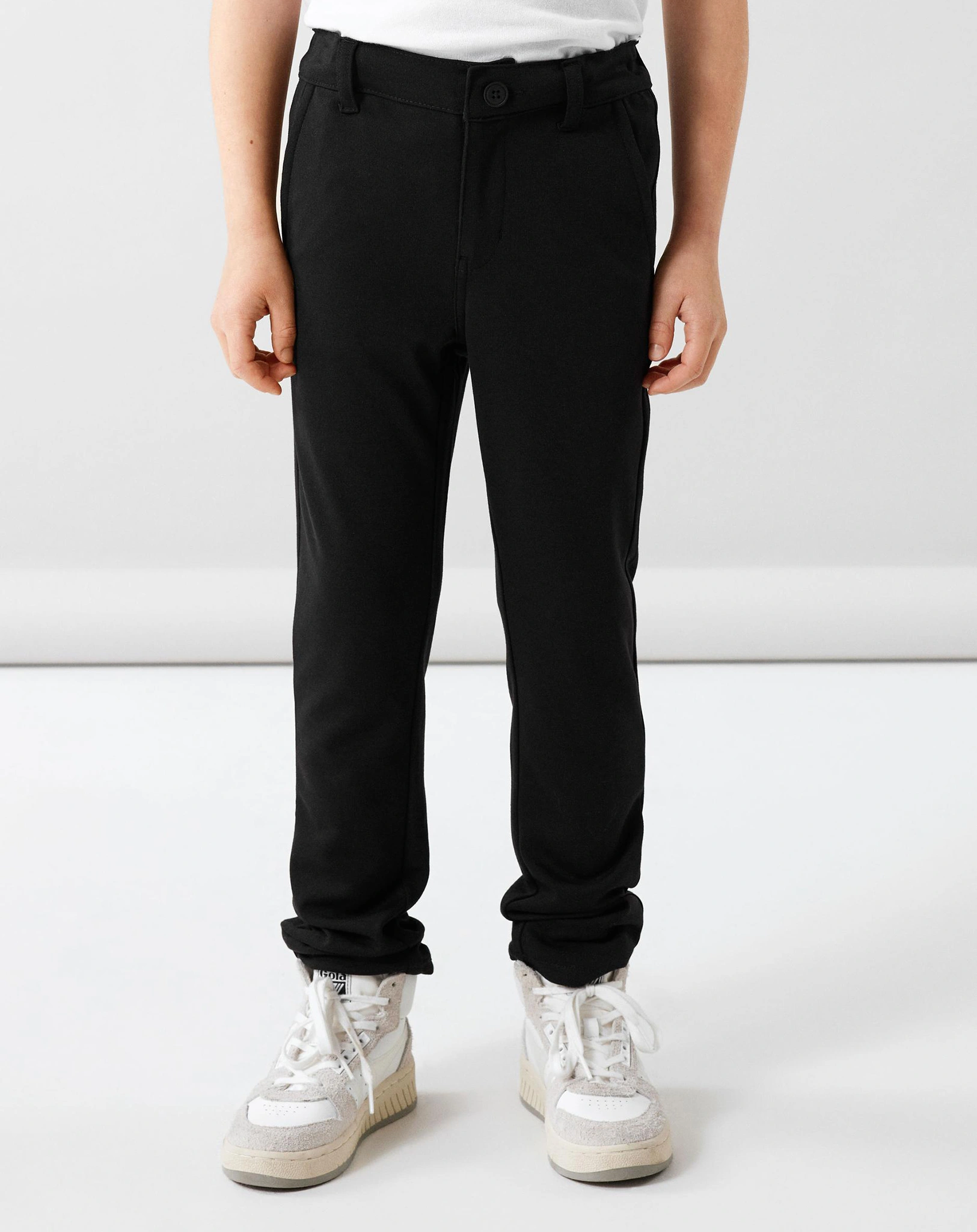 Chinohose NKMSILAS COMFORT 1150-GS in black