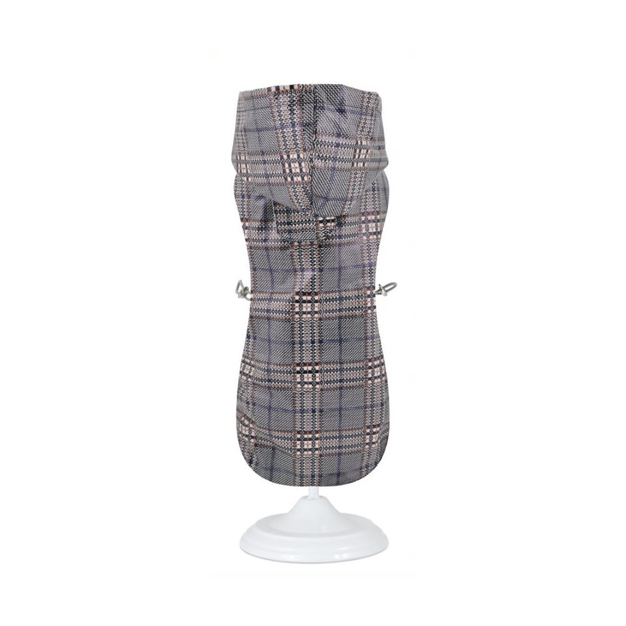 Capa de chuva impermeável para cães Nayeco British com capuz.