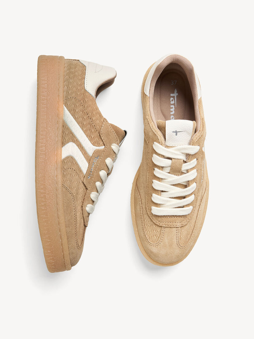 Leren Sneaker - beige