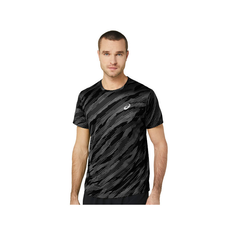 Tee-shirt Asics Core All Over Sprint noir