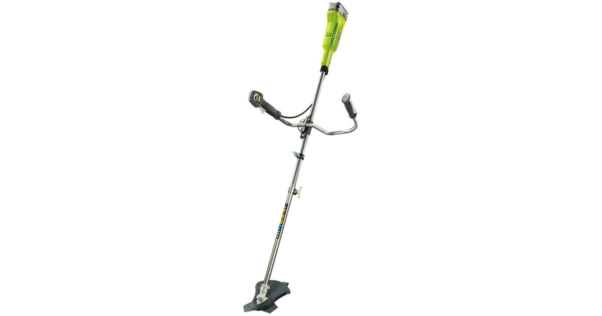 RyobiONE+ Bosmaaier met fietsstuur  (Groen/zwart, Accu meegeleverd)