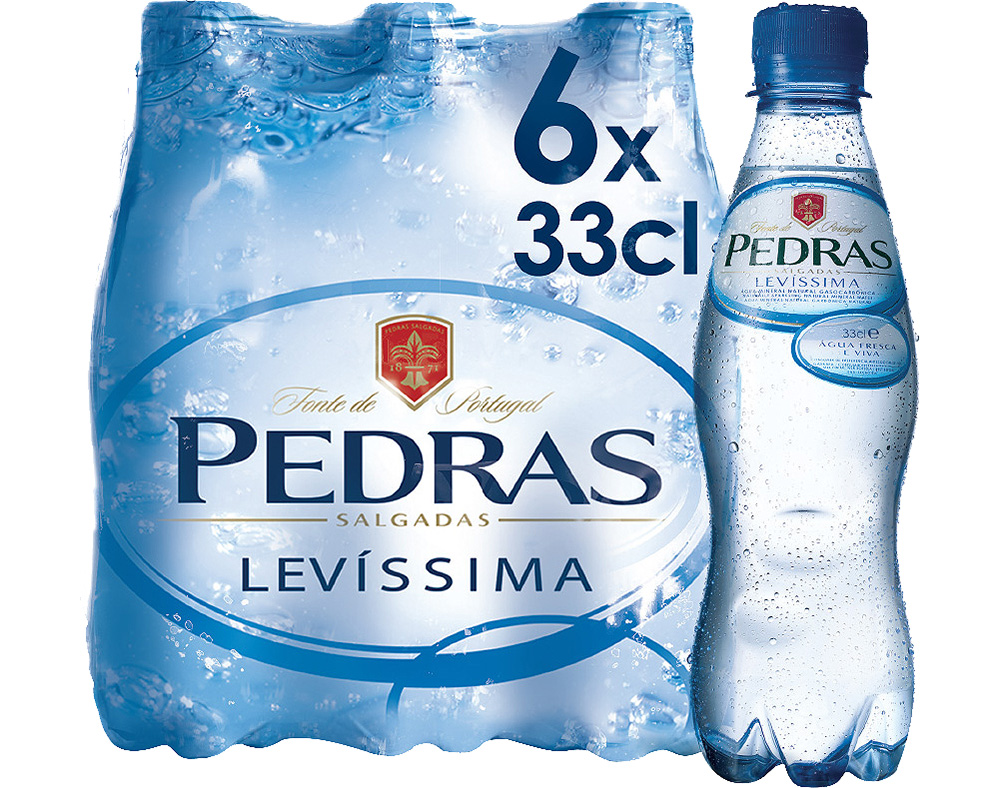 ÁGUA PEDRAS SALGADAS COM GÁS LEVISSIMA 6X0.33L