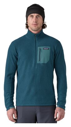 Polaire Patagonia R1 Air Zip Neck Bleu Homme
