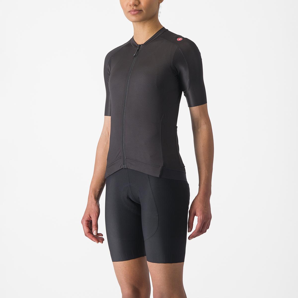 Castelli Espresso Wcykeltrøje light black dame