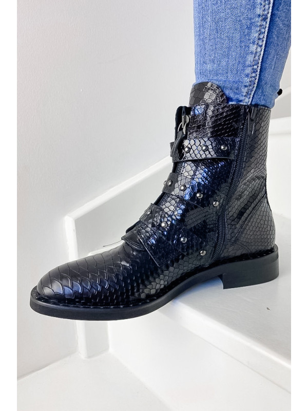 Bottines E907E5 Ment Nero - Semerdjian