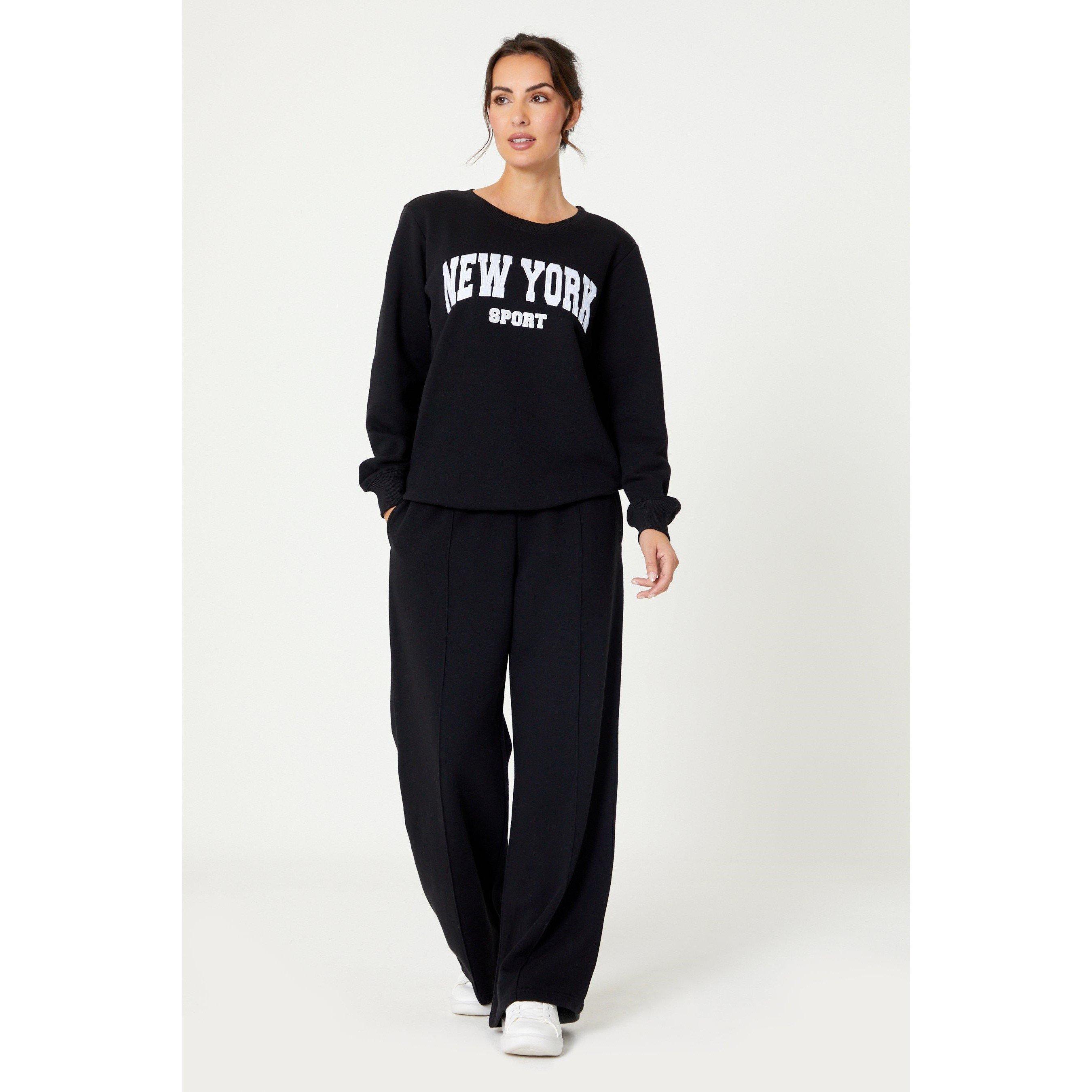 Be You Ladies NYC Slogan Sweat Set