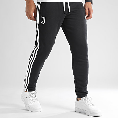 Pantalon Jogging A Bandes HU1185 Noir