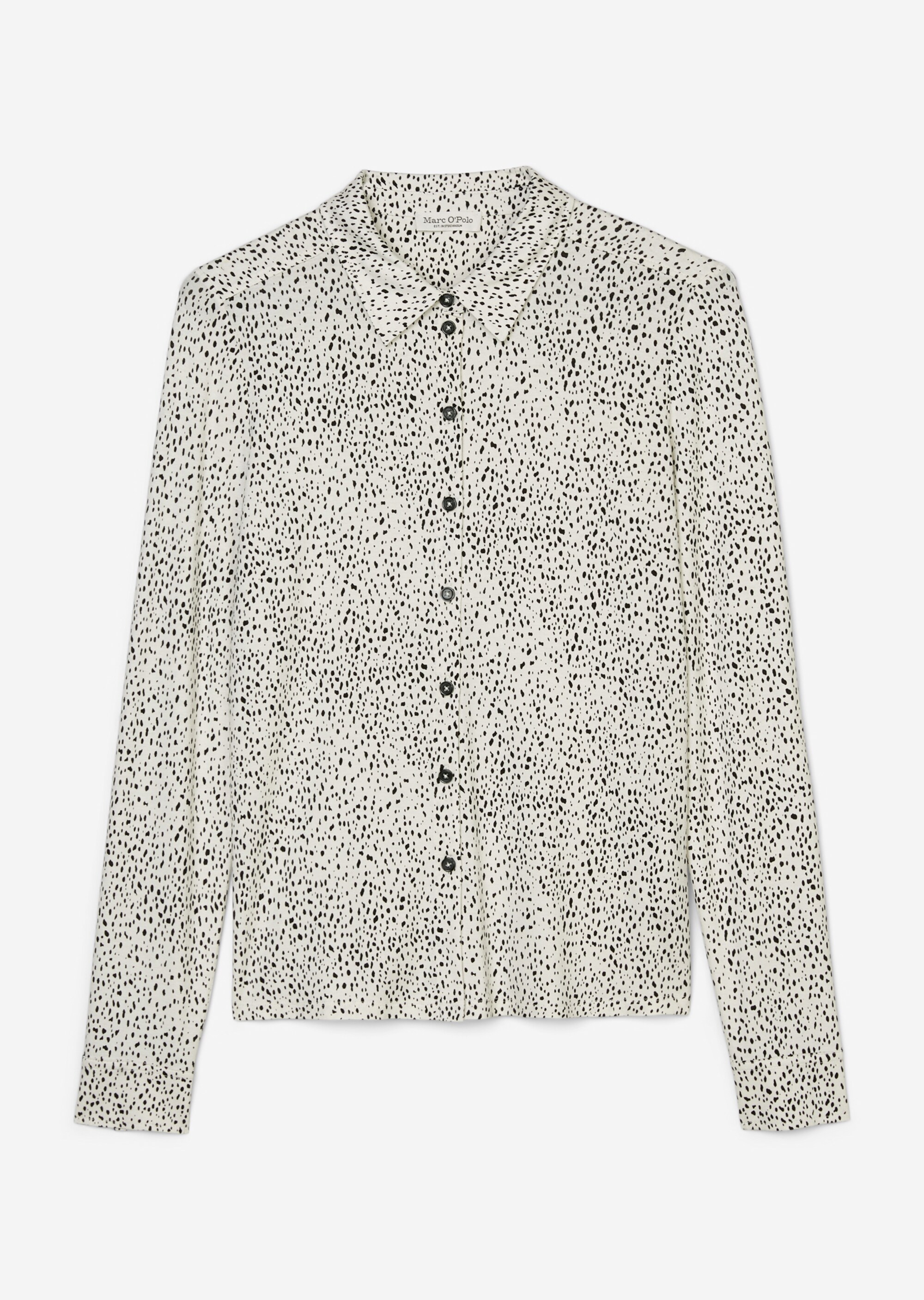 Jersey-Print-Bluse regularaus LENZING™ ECOVERO™
