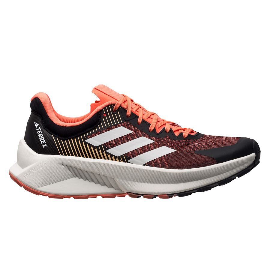 adidas Chaussures de Running Terrex Soulstride Flow - Noir/Blanc/Orange Femme