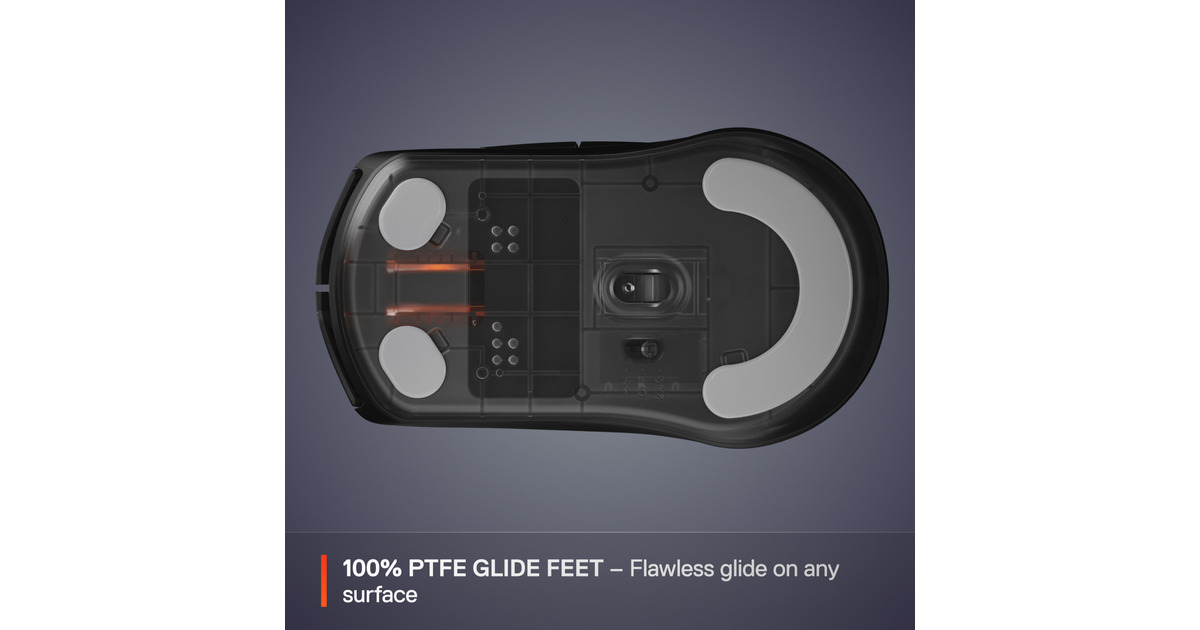 SteelSeriesRival 3 Wireless Gen 2 gaming muis  (Zwart, 18.000 dpi, RGB leds)