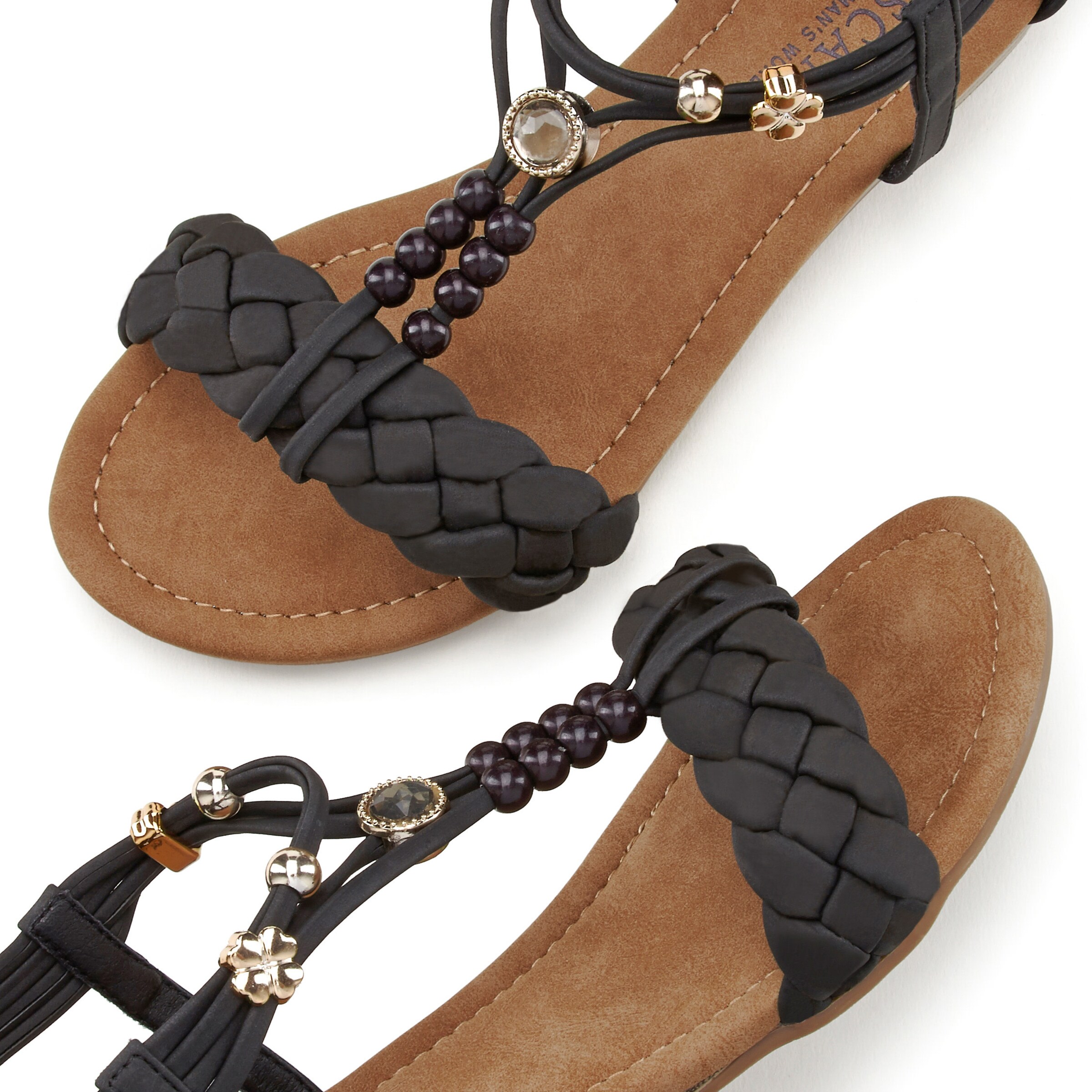 LASCANA Sandale in schwarz