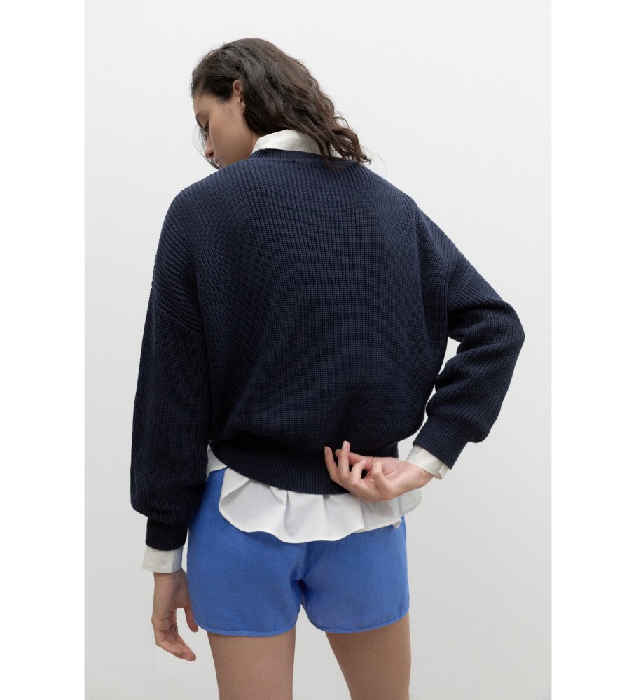 Camisola de malha azul marinho ECOALF Cedaralf
