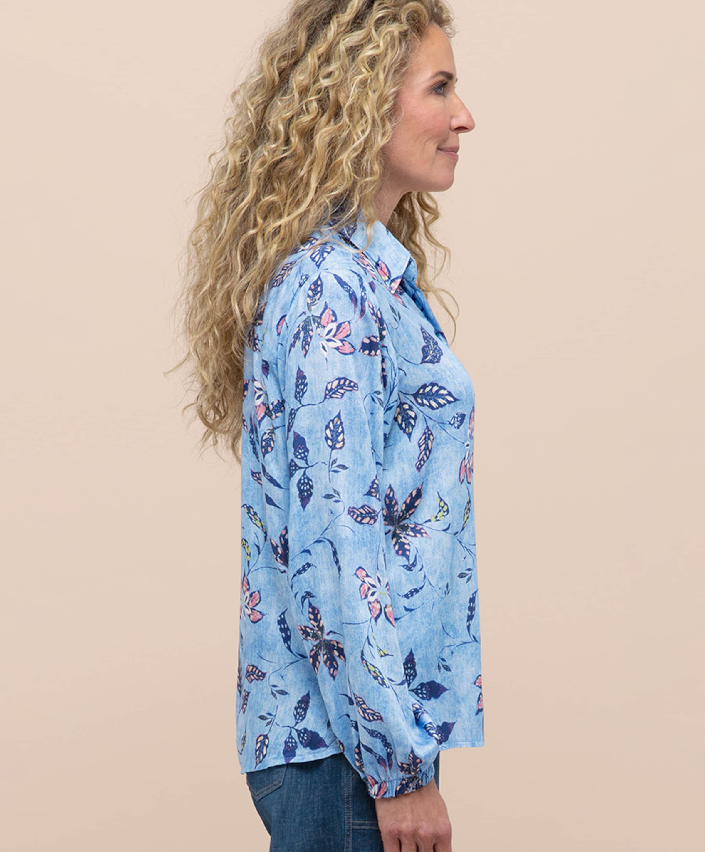 Bianca Dames blouse blauw