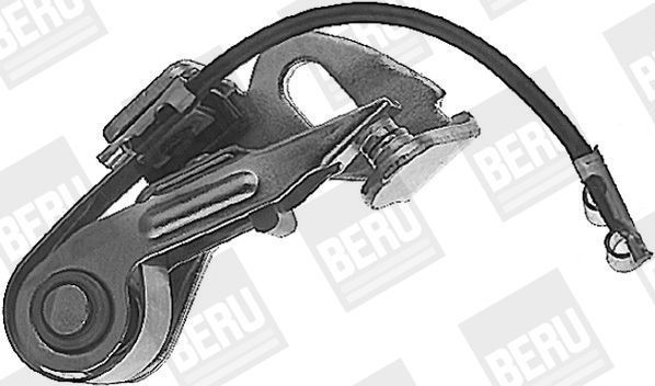 Contactpuntset, Stroomverdeler Alfa Romeo, Bmw, Ford, Opel, Peugeot, Porsche, Saab, Vauxhall, Volkswagen, Volvo Beru Ks650