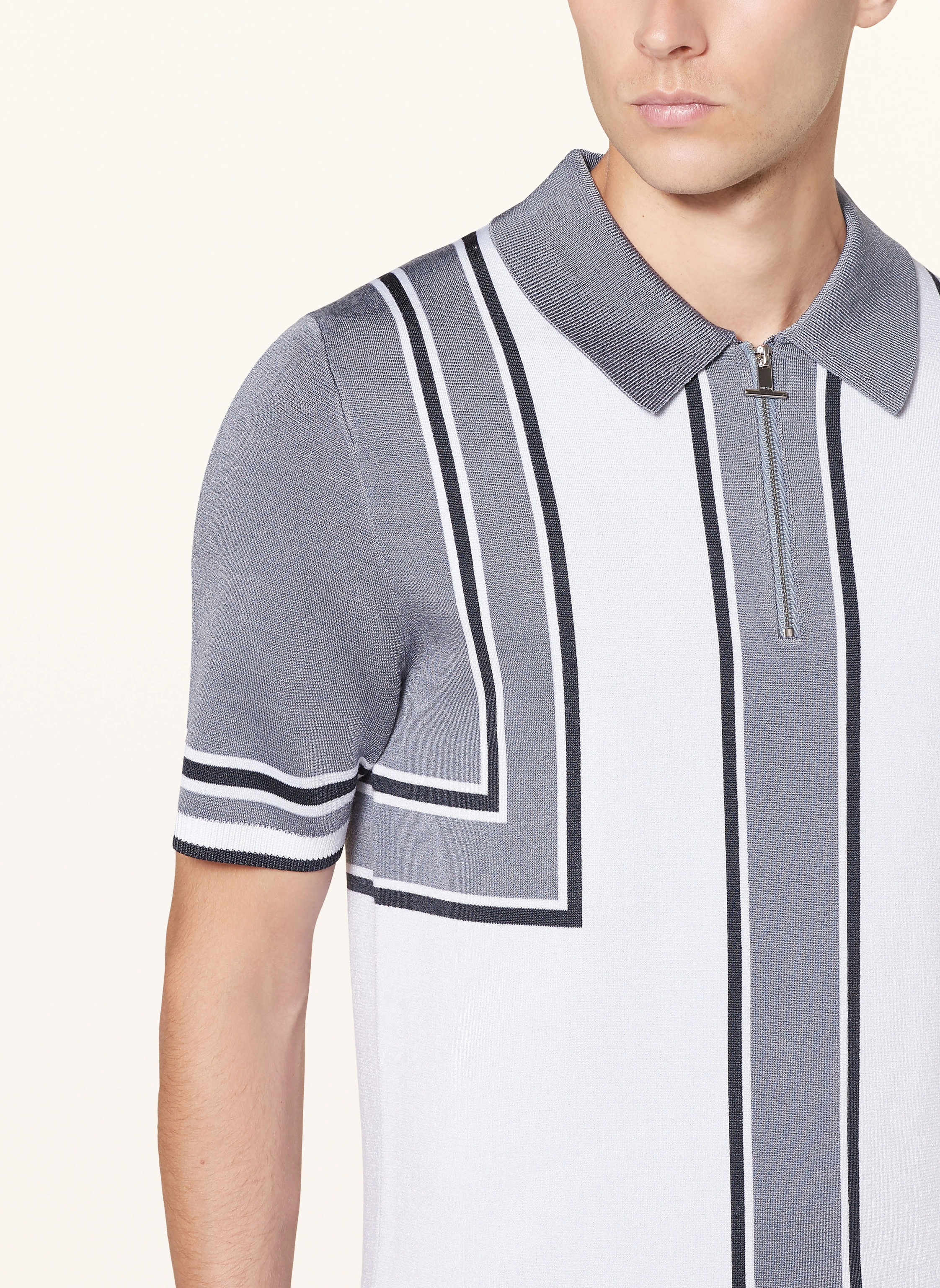 REISS Strick-Poloshirt ORION