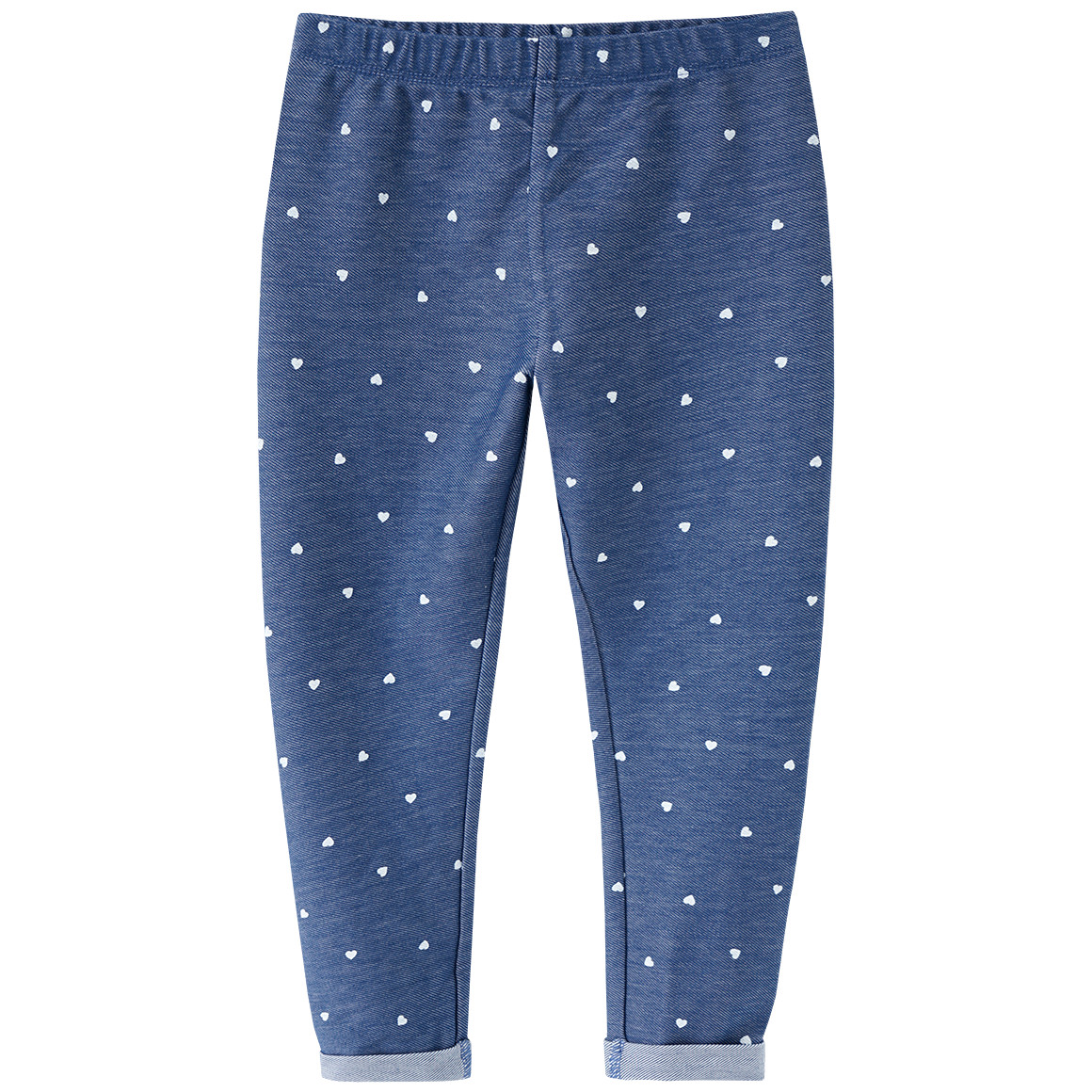 Topolino Mädchen Leggings mit Herzchen-Allover blau