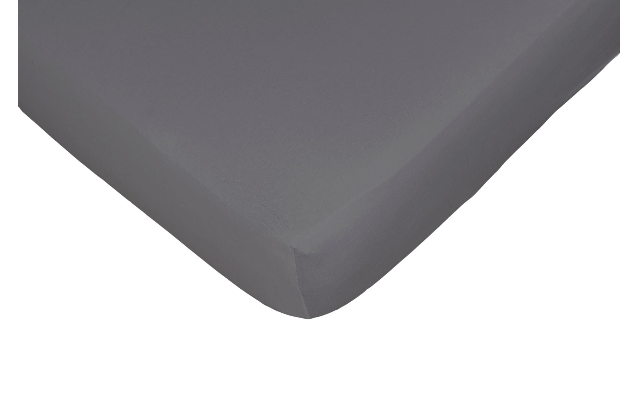 Fixleintuch Jerry 140-160 x 200 cm, AnthrazitBettbezug aus 100% Baumwolle