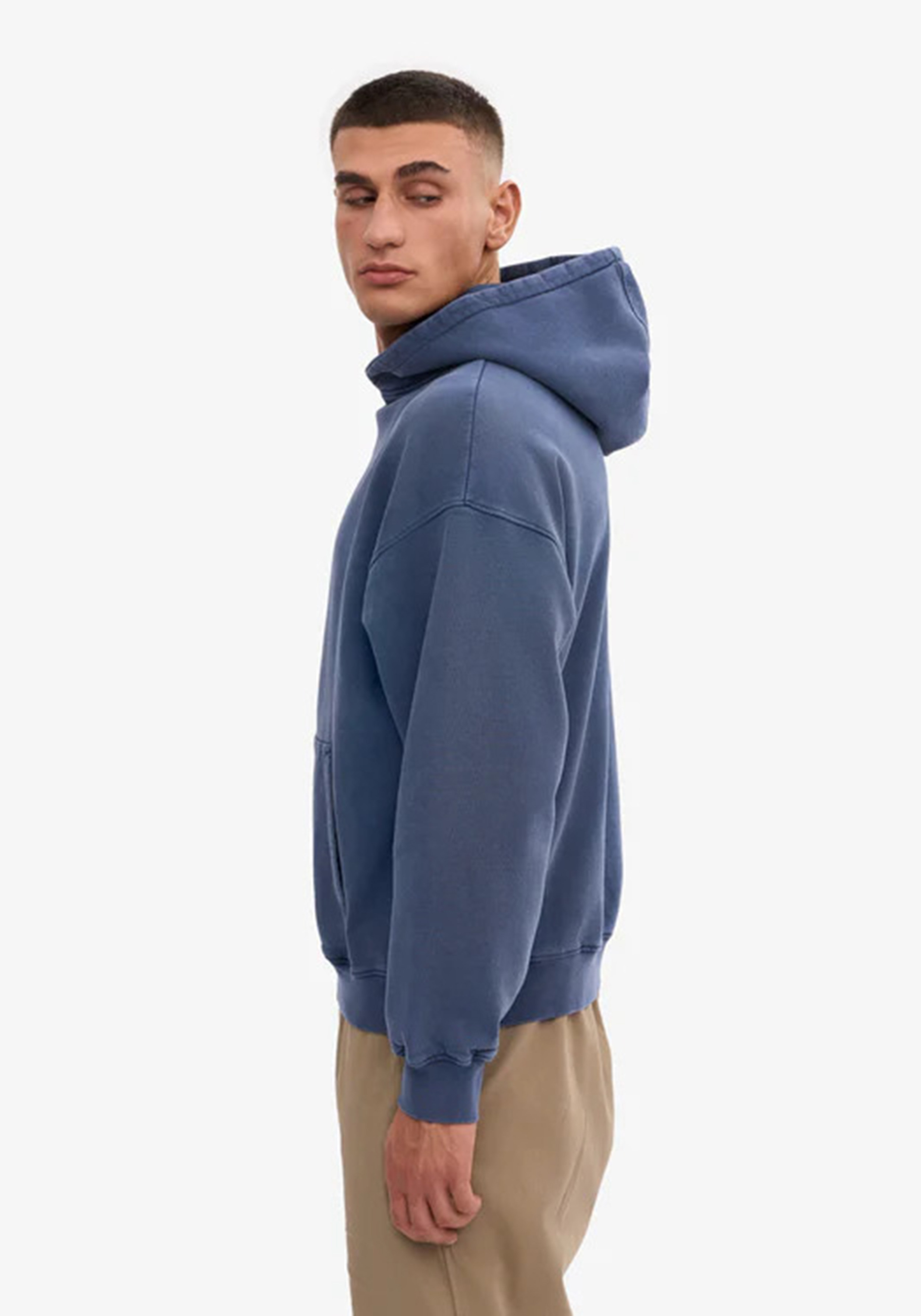 Colorful Standard Oversized Hoodie Neptune Blue
