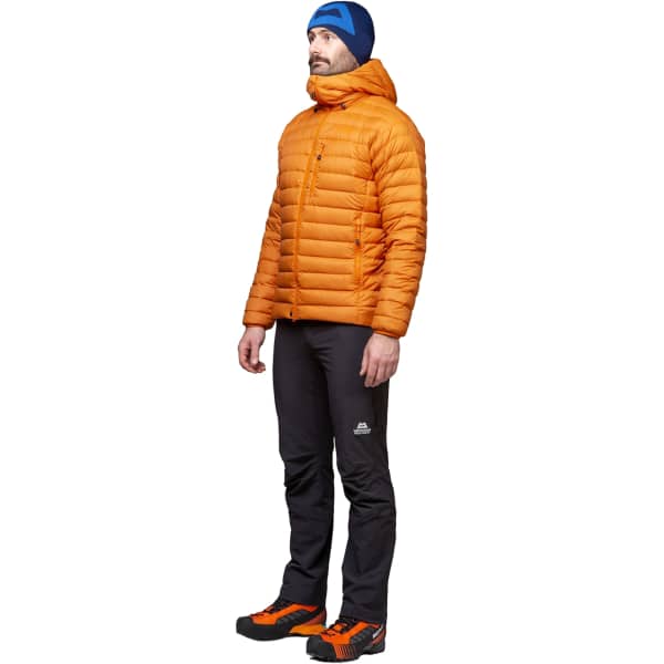 Doudoune ski de randonnée MOUNTAIN EQUIPMENT EARTHRISE HOODED MENS JACKET RUST