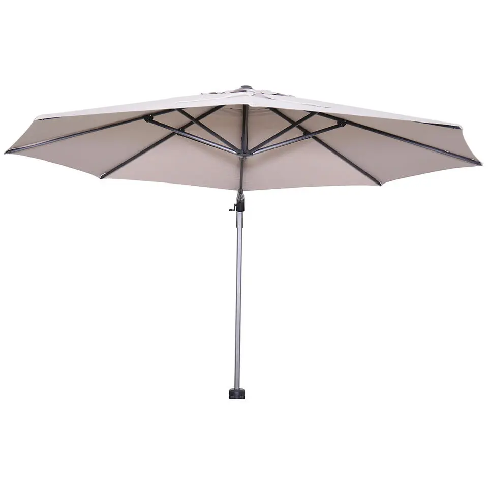 Garden Impressions Hawaii zweefparasol Ø350 cm - frame carbon black - doek zand
