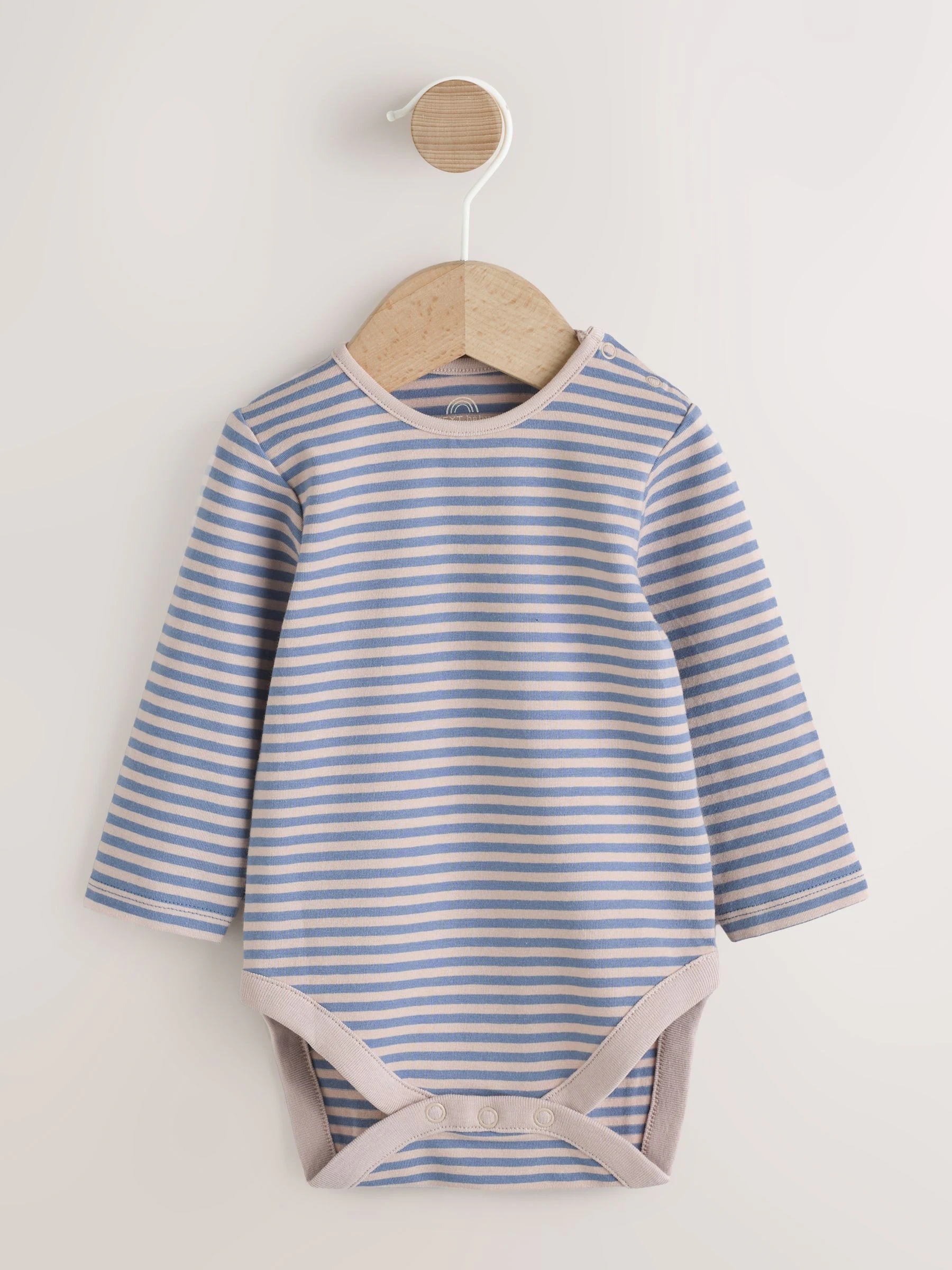 Blauw met dinosaurus - Babyset van denim bretelbroeken en bodysuit (0 mnd - 2 jr)