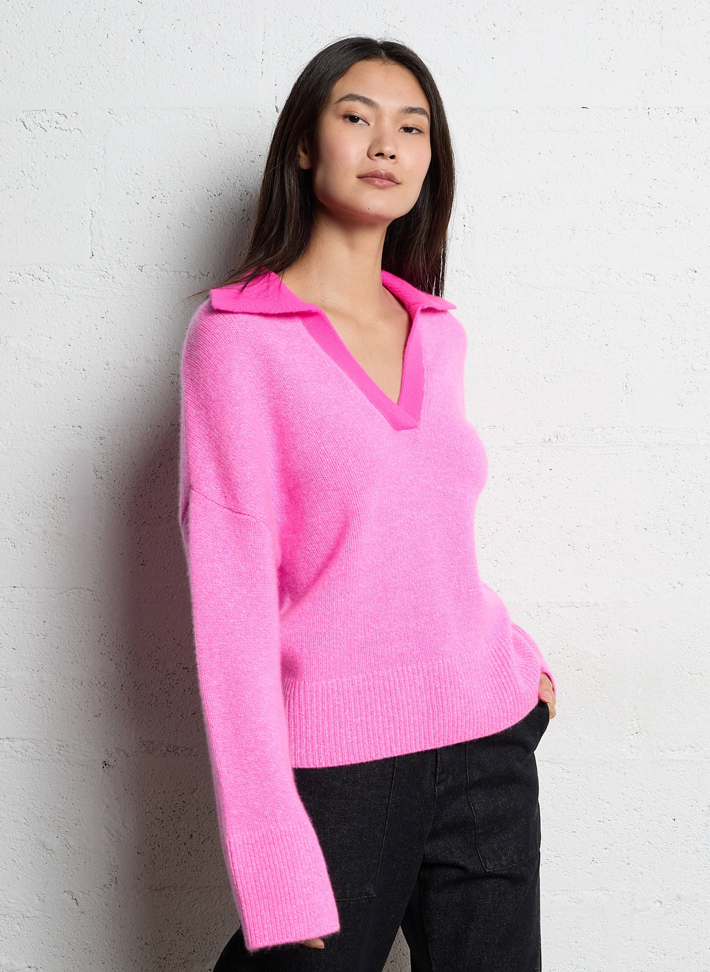Pull en cachemire | Rose