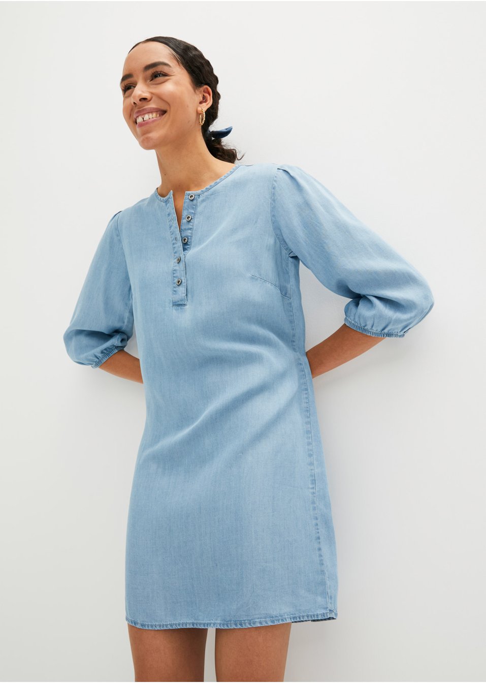 Robe en jean en Lyocell