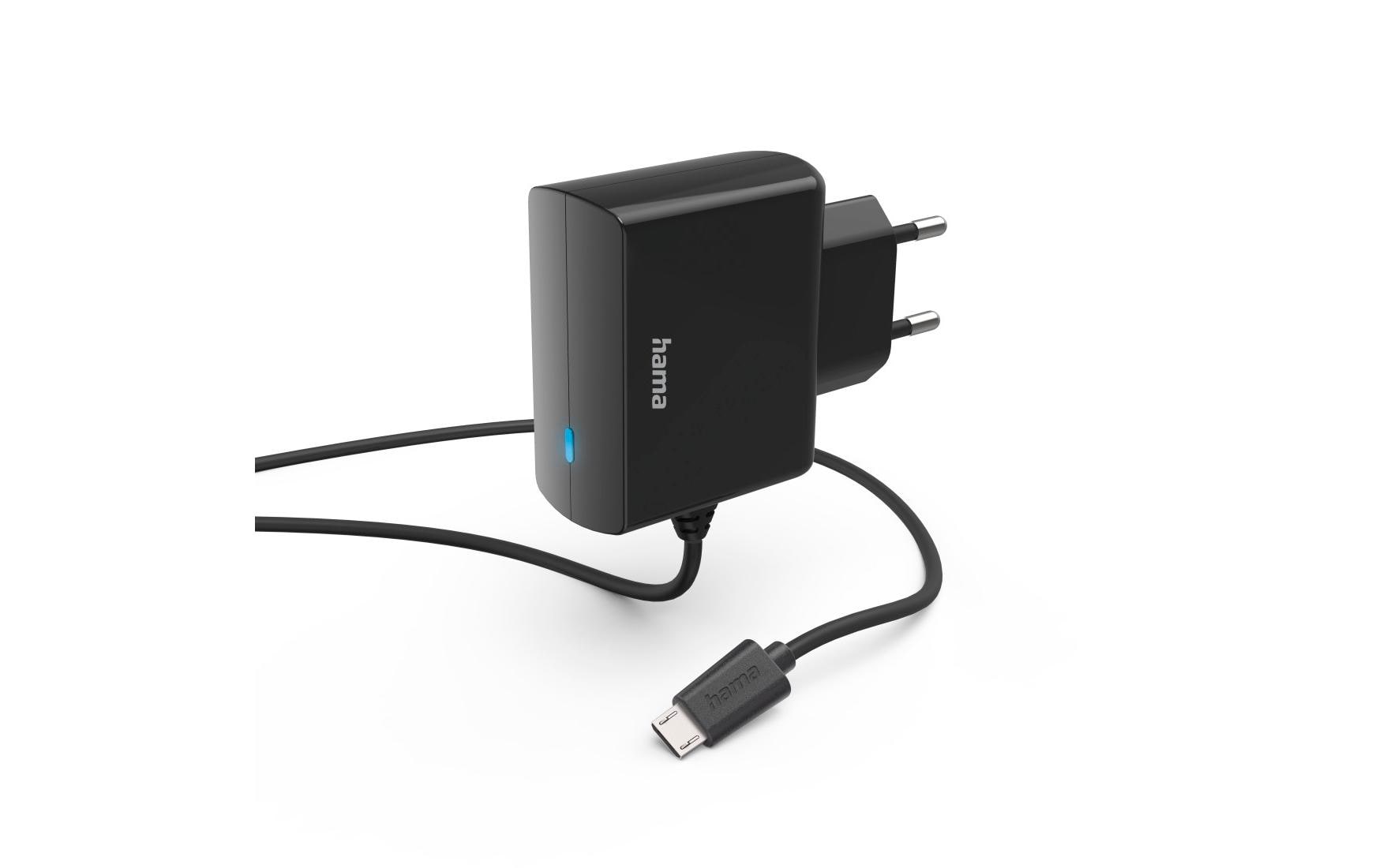USB-Wandladegerät Micro-USB 6 W SchwarzLadegerät mit Micro-USB-Anschluss