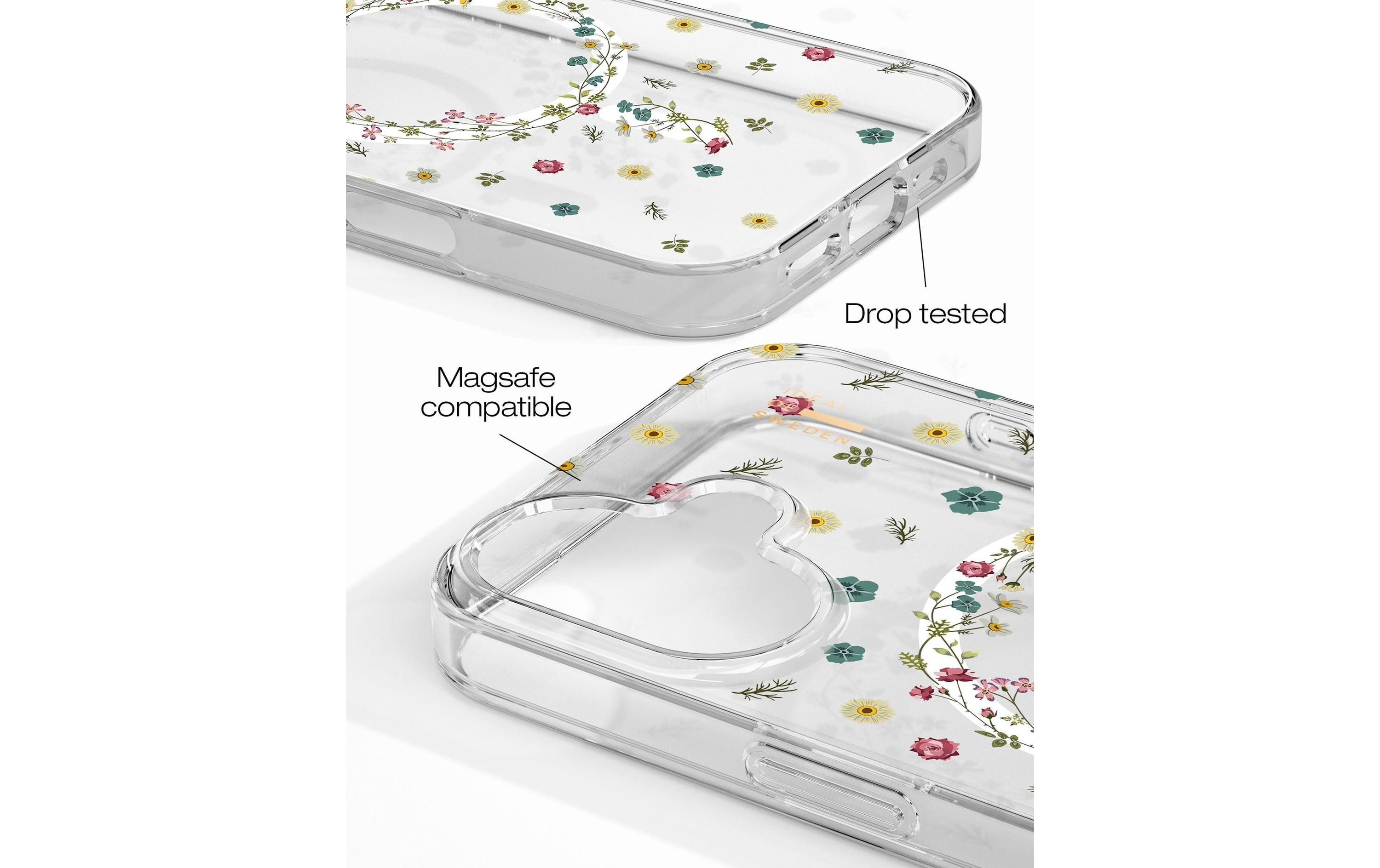 Back Cover Clear Case iPhone 16 Petite FloralBackcover für das Apple iPhone 16